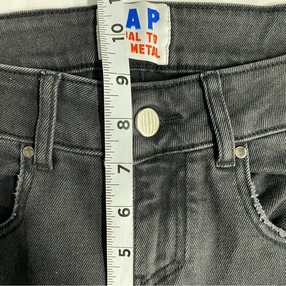 Filles A Papa Black Grommet Jeans 28 - Picture 7 of 10
